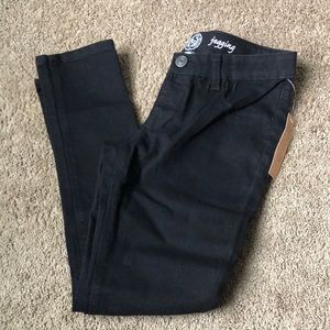 So Jeggings Girls Size 10 1/2 Black Jeans NWT